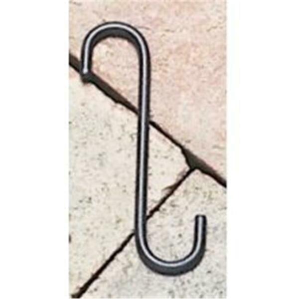 Village Wrought Iron 3 in. S-Hook with .63 in. Openings - Black SH-3